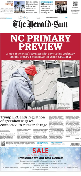 Cover of The Herald Sun (Sunday)