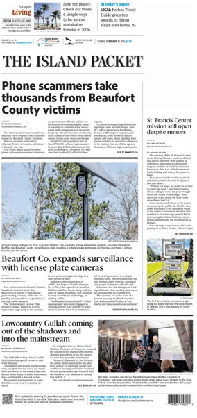 Cover of The Island Packet (Sunday)