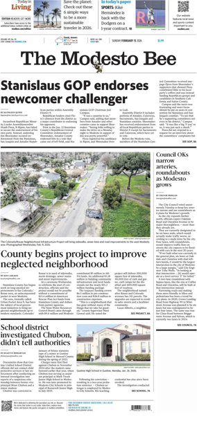 Cover of The Modesto Bee (Sunday)