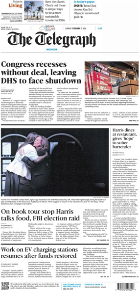 Cover of The Telegraph (Macon) (Sunday)