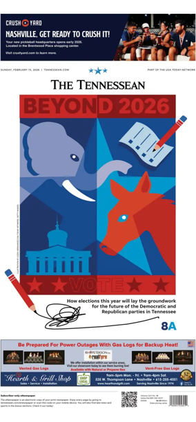 Cover of The Tennessean
