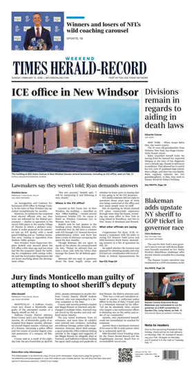 Cover of Times Herald-Record