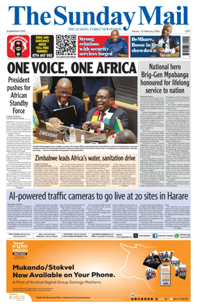 Cover of The Sunday Mail (Zimbabwe)