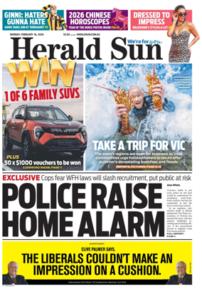 Cover of Herald Sun