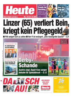 Cover of Heute - Oberosterreich Ausgabe