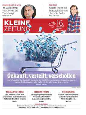 Cover of Kleine Zeitung Steiermark