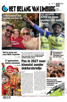 Cover of Het Belang van Limburg