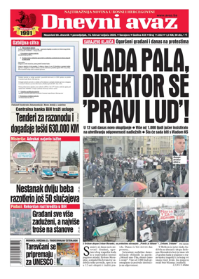 Cover of Dnevni avaz