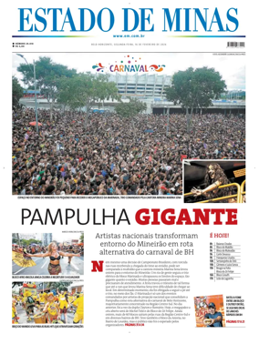 Cover of Estado de Minas (Brazil)