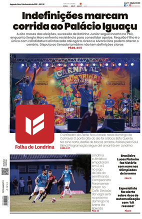 Cover of Folha de Londrina