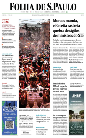 Cover of Folha de S.Paulo