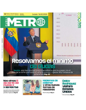Cover of Publimetro Colombia