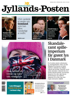 Cover of Jyllands-Posten