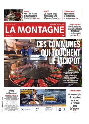 Cover of La Montagne (Clermont-Metropole)