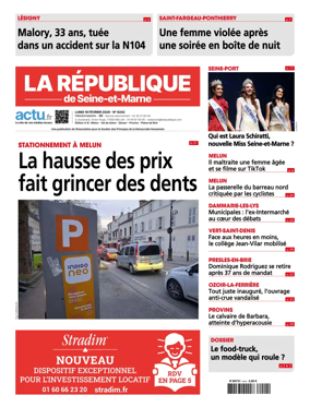 Cover of La Republique de Seine-et-Marne (Edition A-B)