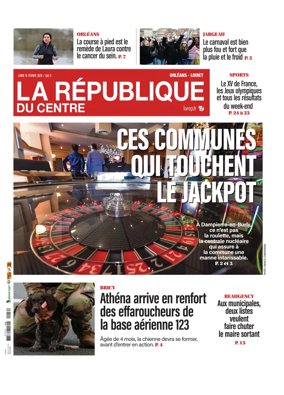 Cover of La Republique du Centre (Orleans - Loiret))