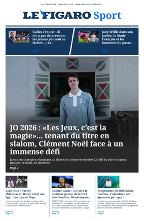 Cover of Le Figaro Sport
