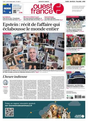 Cover of Ouest France (Caen - Bayeux - Falaise - Vire)