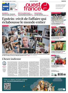 Cover of Ouest France (Manche)