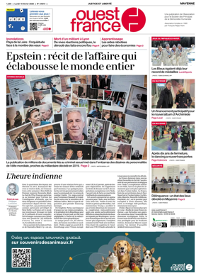 Cover of Ouest France (Mayenne)