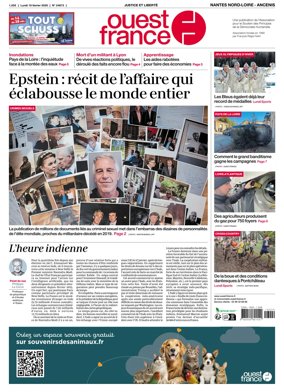 Cover of Ouest France (Nantes Nord-Loire - Ancenis)