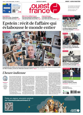 Cover of Ouest France (Nord-Finistere)