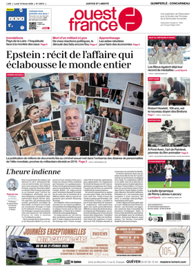 Cover of Ouest-France (Quimperle Concarneau)