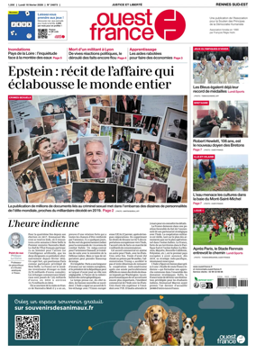 Cover of Ouest-France (Rennes Sud-Est)