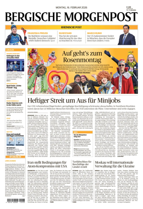 Cover of Bergische Morgenpost Wermelskirchen/Huckeswagen/Radevormwald