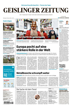 Cover of Geislinger Zeitung