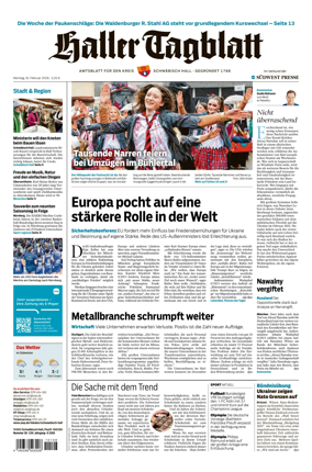 Cover of Haller Tagblatt