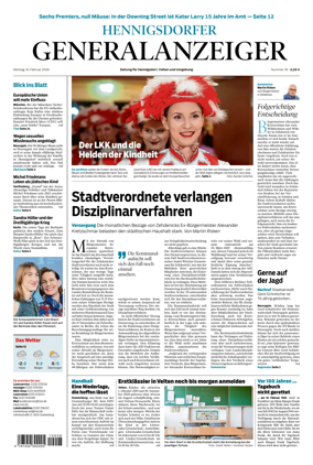 Cover of Hennigsdorfer Generalanzeiger