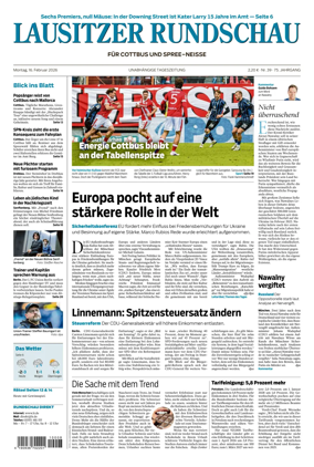 Cover of Lausitzer Rundschau