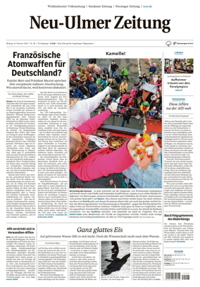 Cover of Neu-Ulmer Zeitung