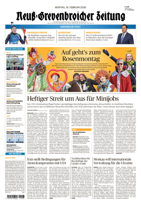 Cover of Neuss-Grevenbroicher Zeitung Neuss