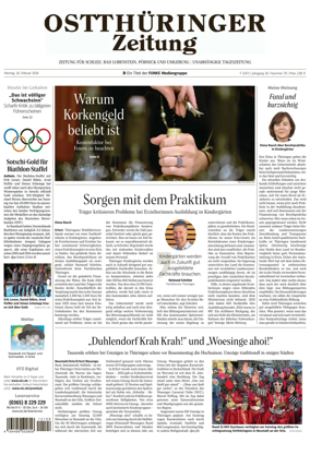Cover of Ostthuringer Zeitung (Bad Lobenstein)