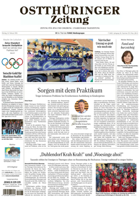 Cover of Ostthuringer Zeitung (Jena)