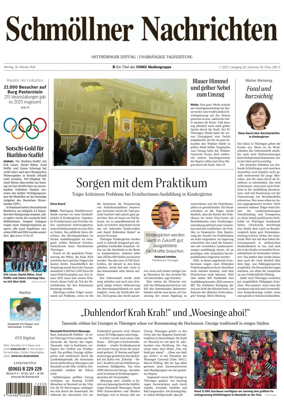 Cover of Ostthuringer Zeitung (Schmolln)