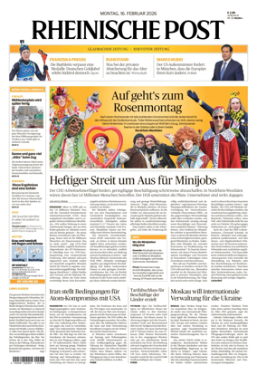 Cover of Rheinische Post - Monchengladbach and Korschenbroich