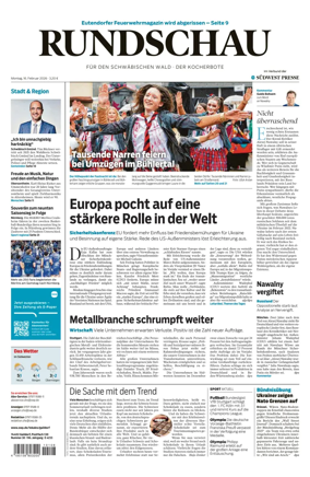 Cover of Rundschau fur den Schwabischen Wald – Der Kocherbote