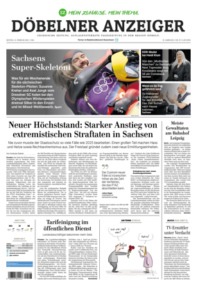 Cover of Sachsische Zeitung (Dobeln)