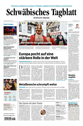 Cover of Schwabisches Tagblatt - Tubinger Chronik