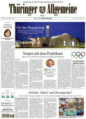 Cover of Thuringer Allgemeine (Erfurt)