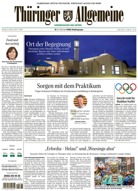 Cover of Thuringer Allgemeine (Sondershausen)