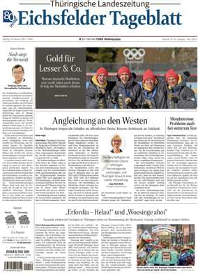 Cover of Thuringische Landeszeitung (Eichsfeld)