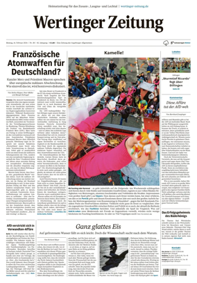 Cover of Wertinger Zeitung