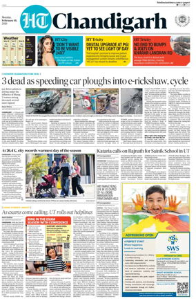 Cover of Hindustan Times (Chandigarh) - Live