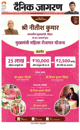 Cover of Dainik Jagran - Patna