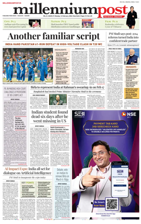 Cover of Millennium Post