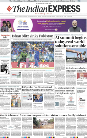 Cover of The Indian Express